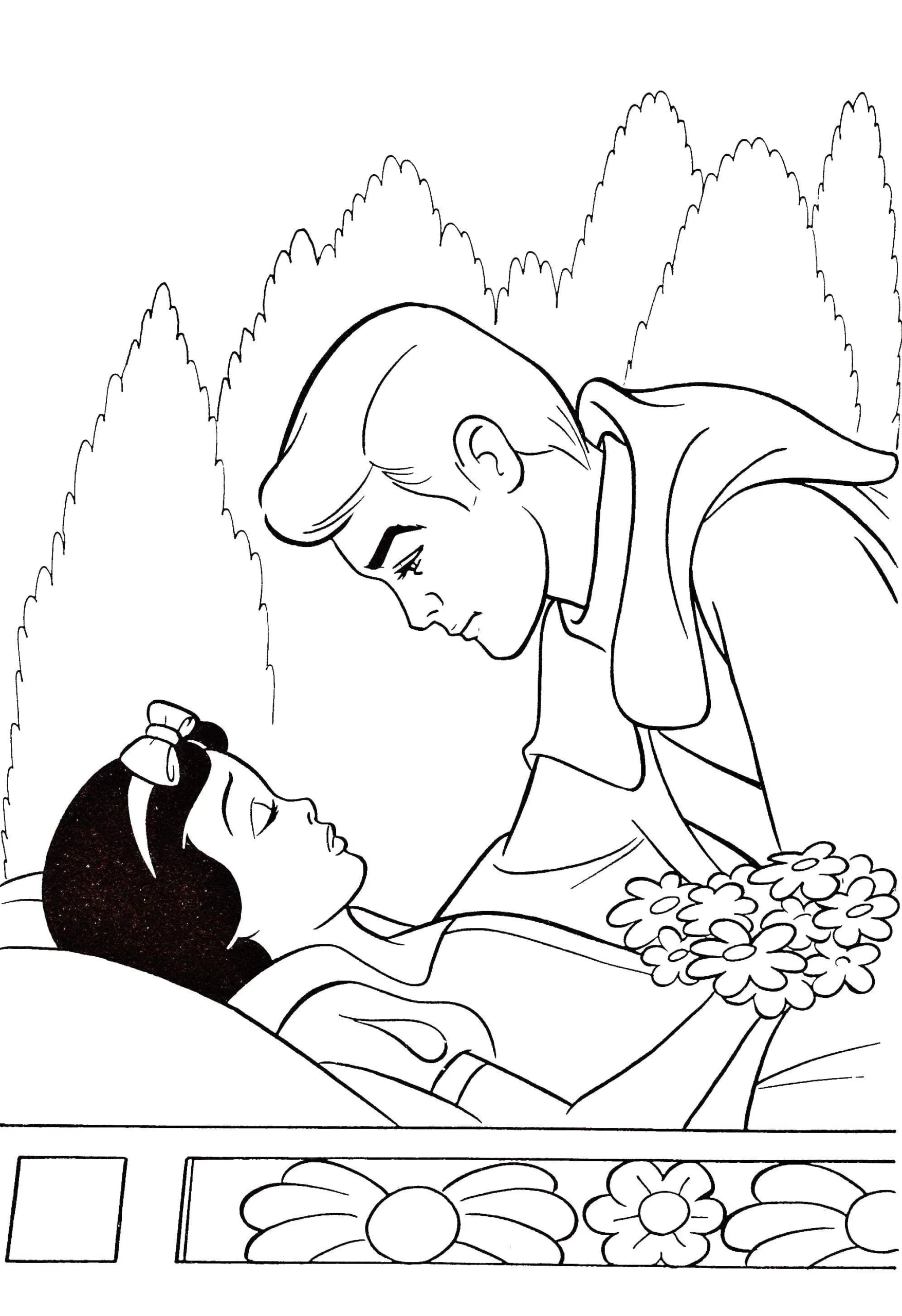 Dibujos para colorear e imprimir Snow White