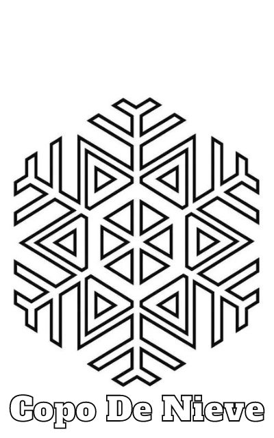 Dibujos para colorear e imprimir Snowflake