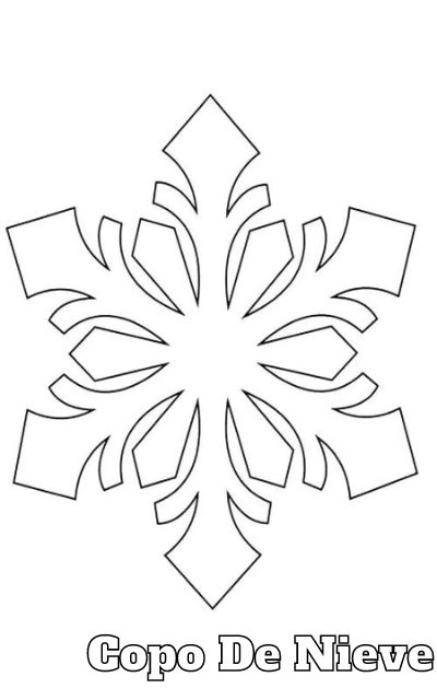 Dibujos para colorear e imprimir Snowflake