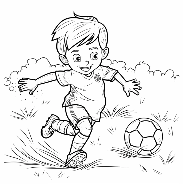 Dibujos para colorear e imprimir Soccer