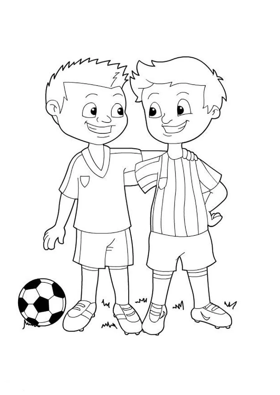 Dibujos para colorear e imprimir Soccer