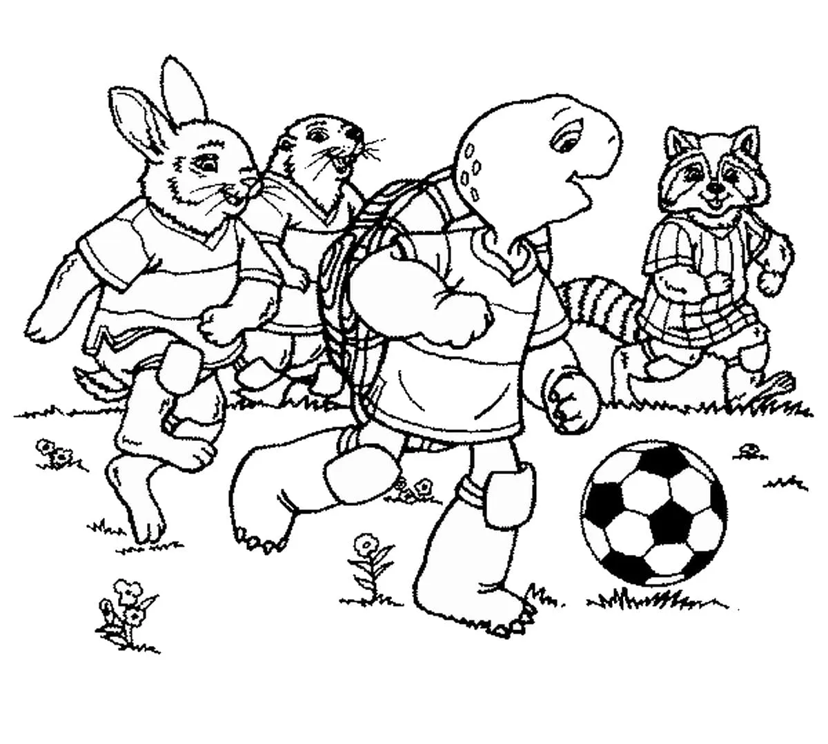 Dibujos para colorear e imprimir Soccer