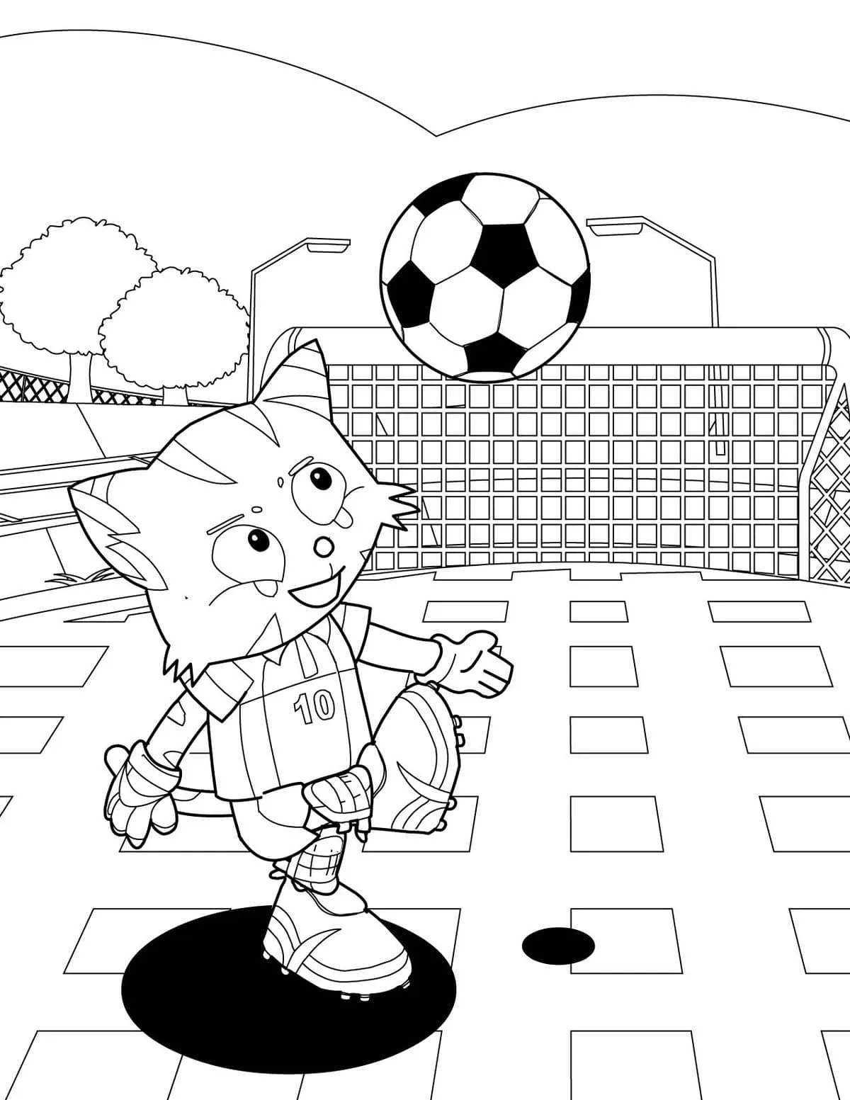 Dibujos para colorear e imprimir Soccer