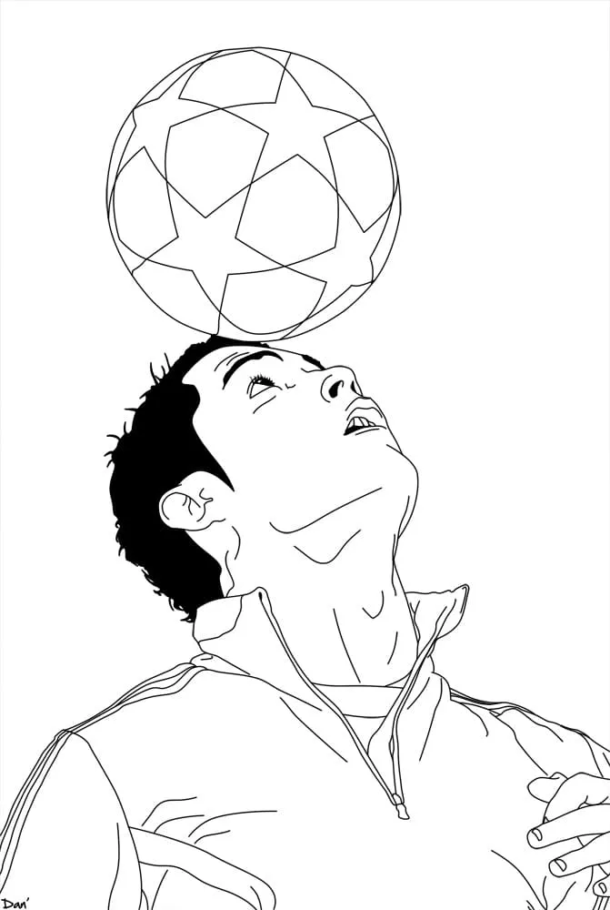 Dibujos para colorear e imprimir Soccer