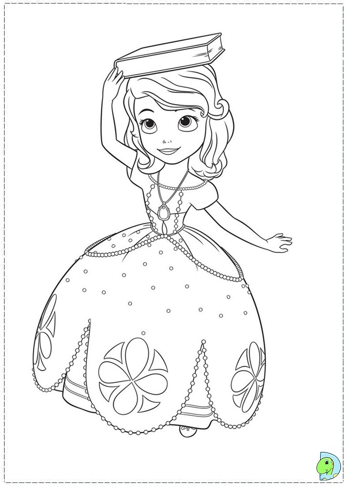 Dibujos para colorear e imprimir Sofia The First