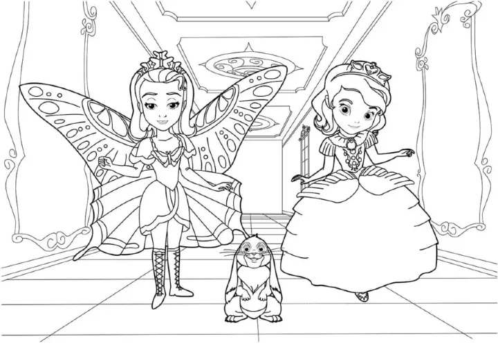 Dibujos para colorear e imprimir Sofia The First