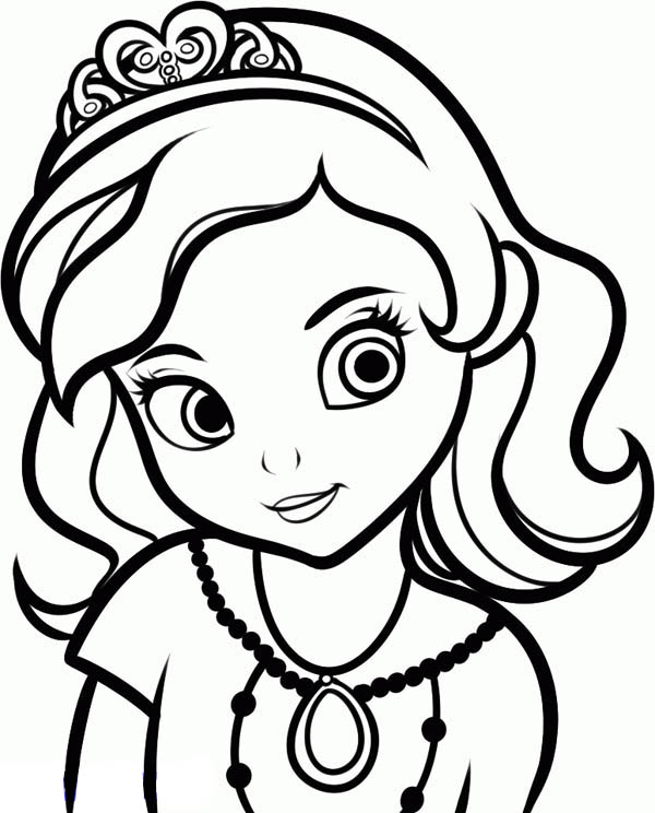 Dibujos para colorear e imprimir Sofia The First