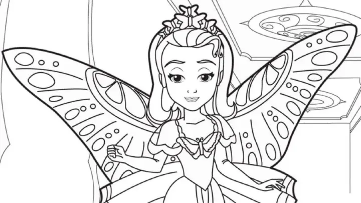 Dibujos para colorear e imprimir Sofia The First