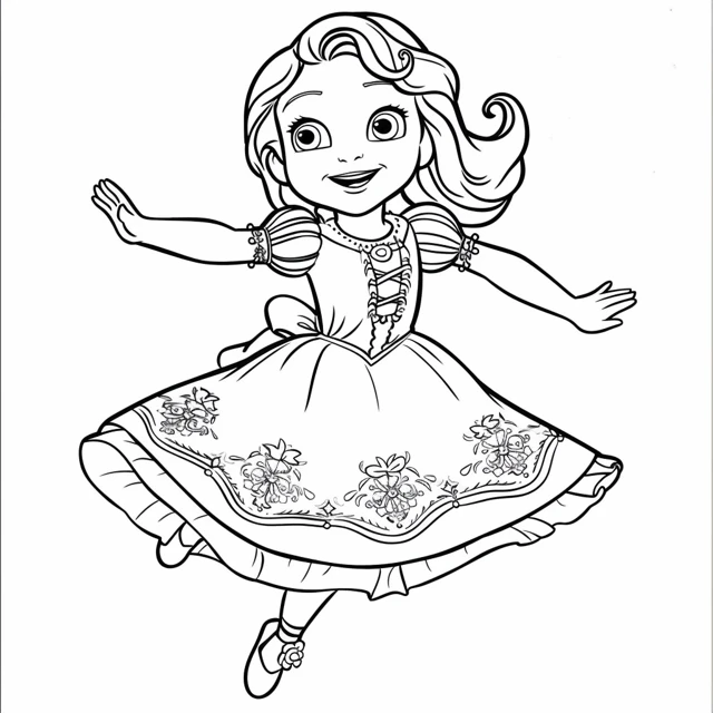 Dibujos para colorear e imprimir Sofia The First