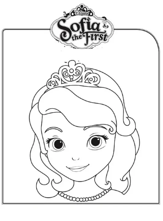 Dibujos para colorear e imprimir Sofia The First