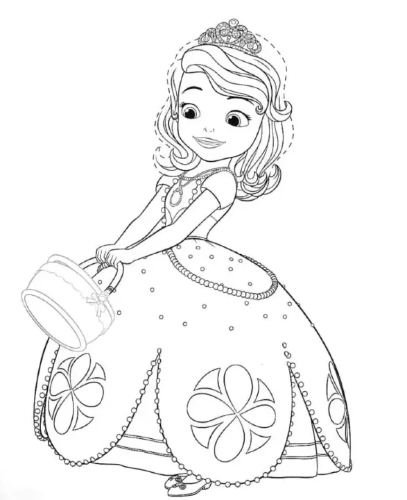 Dibujos para colorear e imprimir Sofia The First