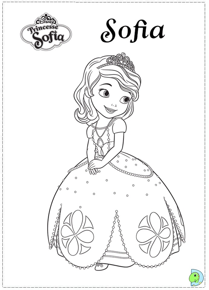 Dibujos para colorear e imprimir Sofia The First