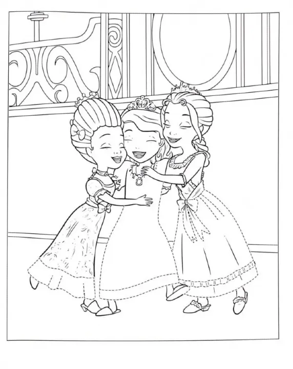 Dibujos para colorear e imprimir Sofia The First