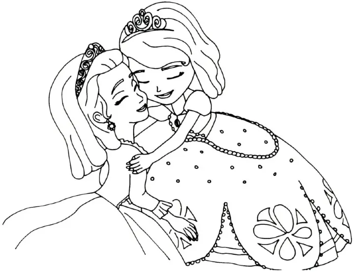 Dibujos para colorear e imprimir Sofia The First