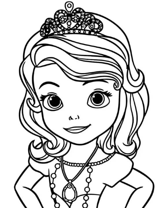 Dibujos para colorear e imprimir Sofia The First