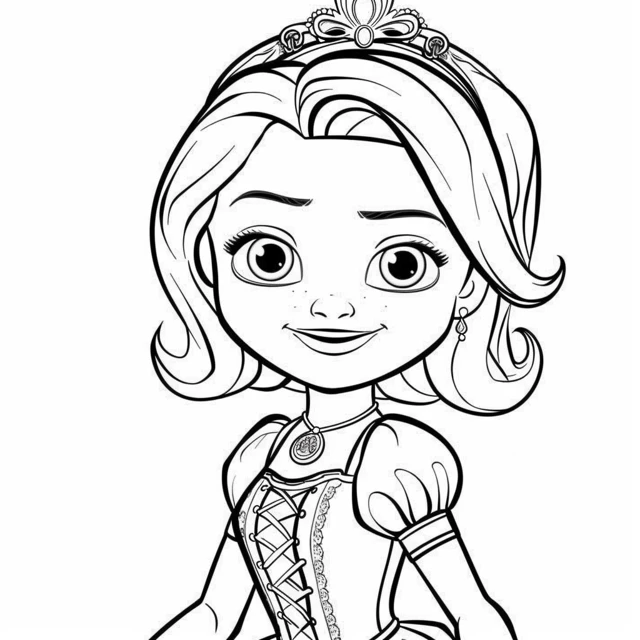 Dibujos para colorear e imprimir Sofia The First