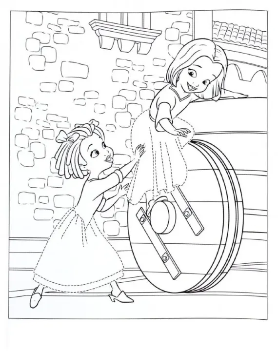 Dibujos para colorear e imprimir Sofia The First