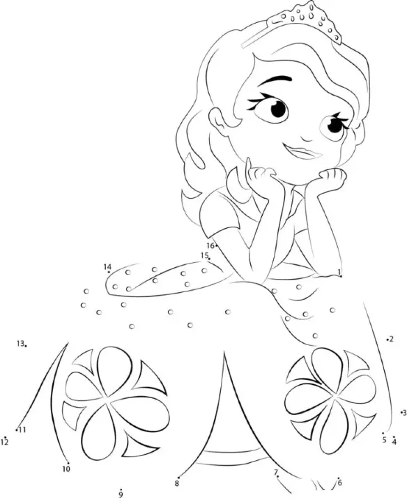 Dibujos para colorear e imprimir Sofia The First