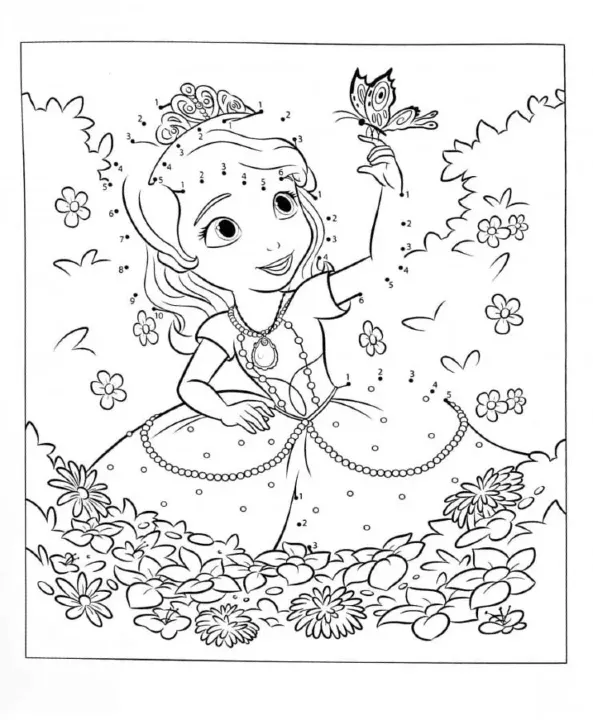 Dibujos para colorear e imprimir Sofia The First