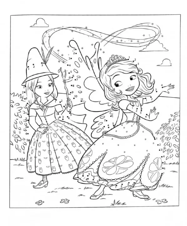 Dibujos para colorear e imprimir Sofia The First