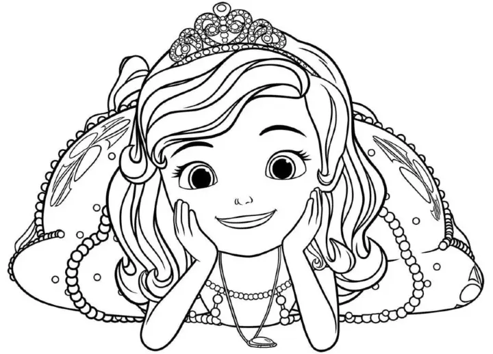 Dibujos para colorear e imprimir Sofia The First