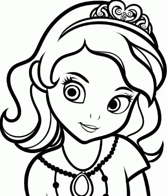 Dibujos para colorear e imprimir Sofia The First