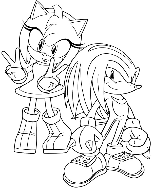 Dibujos para colorear e imprimir Sonic