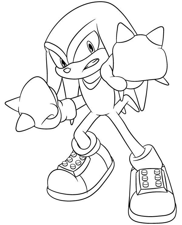 Dibujos para colorear e imprimir Sonic