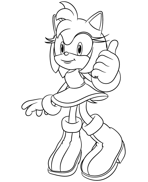 Dibujos para colorear e imprimir Sonic