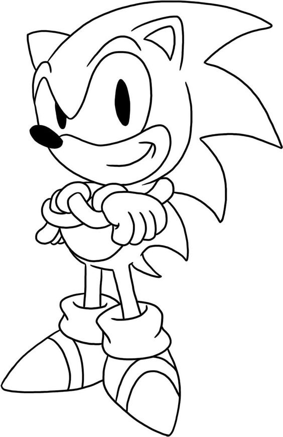 Dibujos para colorear e imprimir Sonic