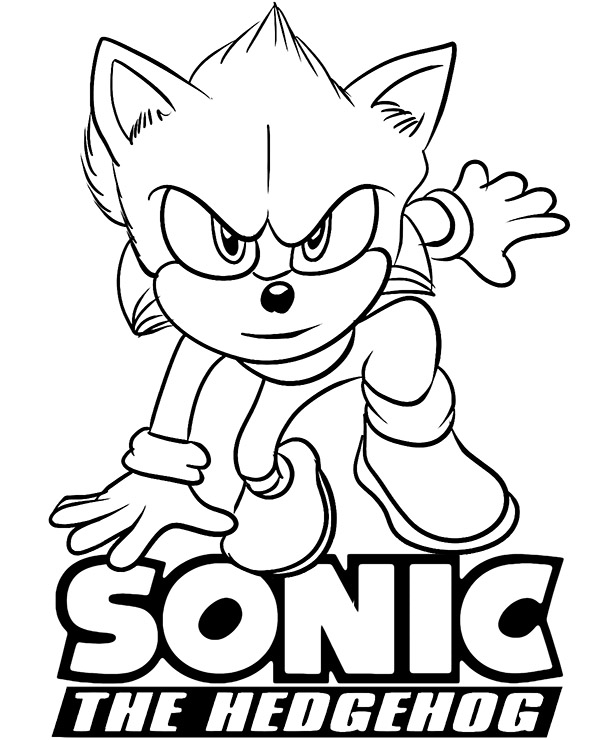 Dibujos para colorear e imprimir Sonic