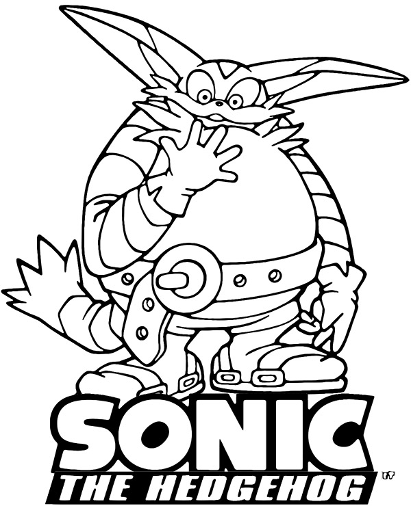 Dibujos para colorear e imprimir Sonic