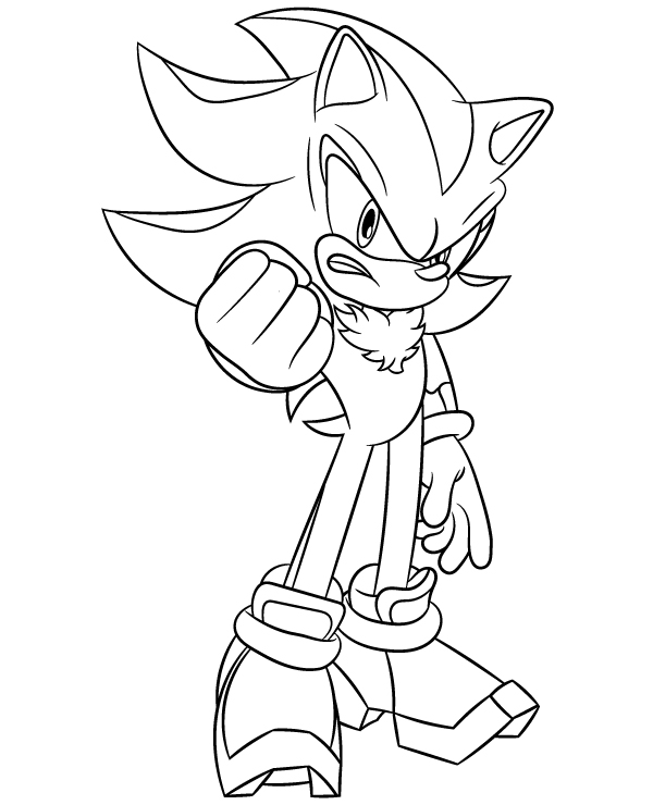 Dibujos para colorear e imprimir Sonic