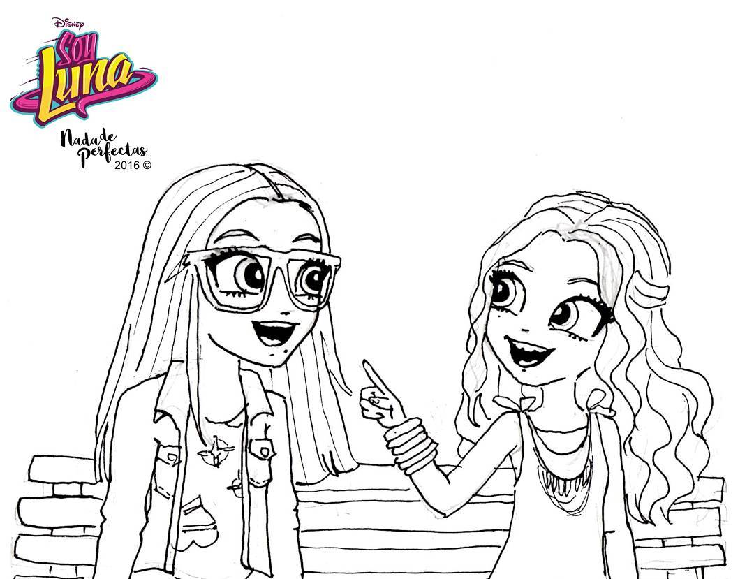 Dibujos para colorear e imprimir Soy Luna