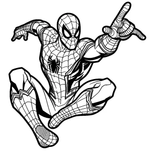 Spiderman coloring pages 8