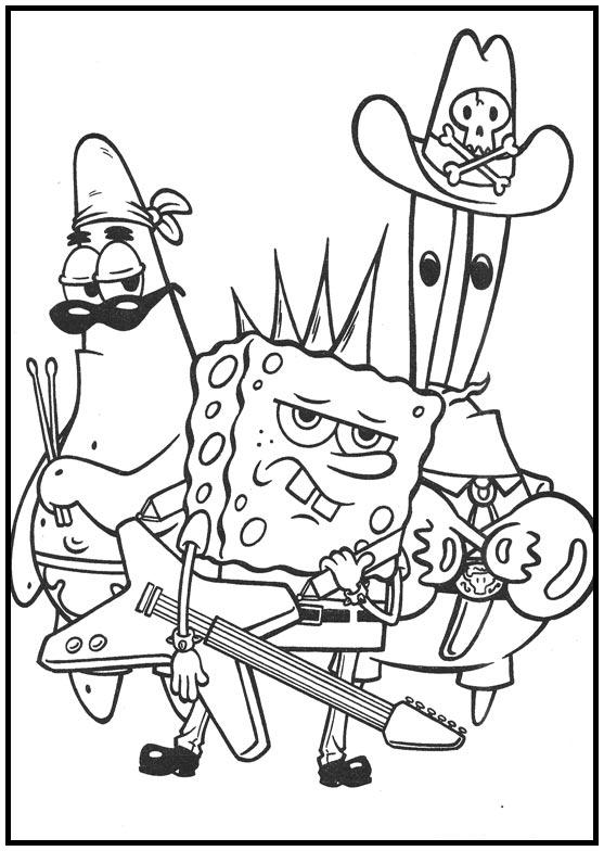 Dibujos para colorear e imprimir Spongebob