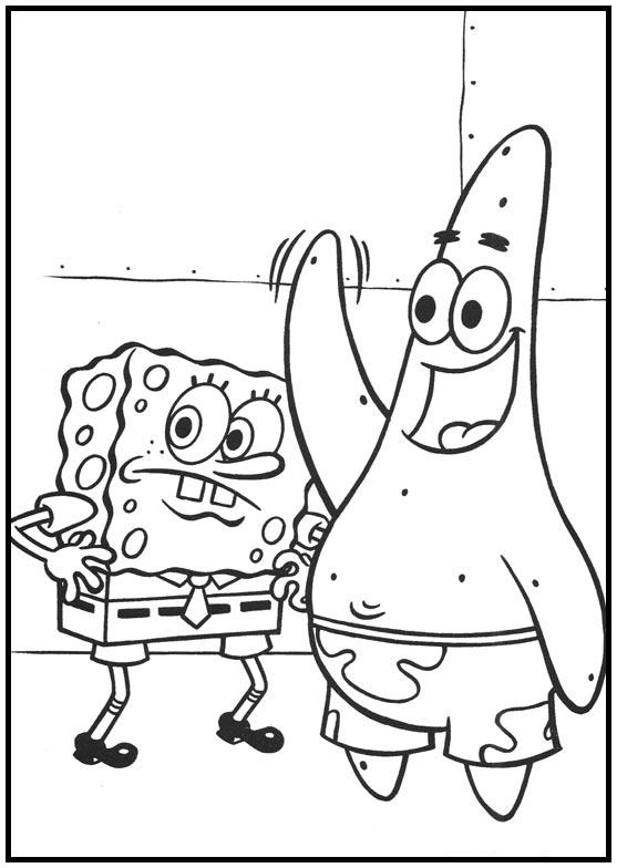 Dibujos para colorear e imprimir Spongebob