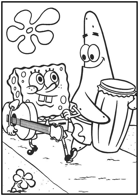 Dibujos para colorear e imprimir Spongebob