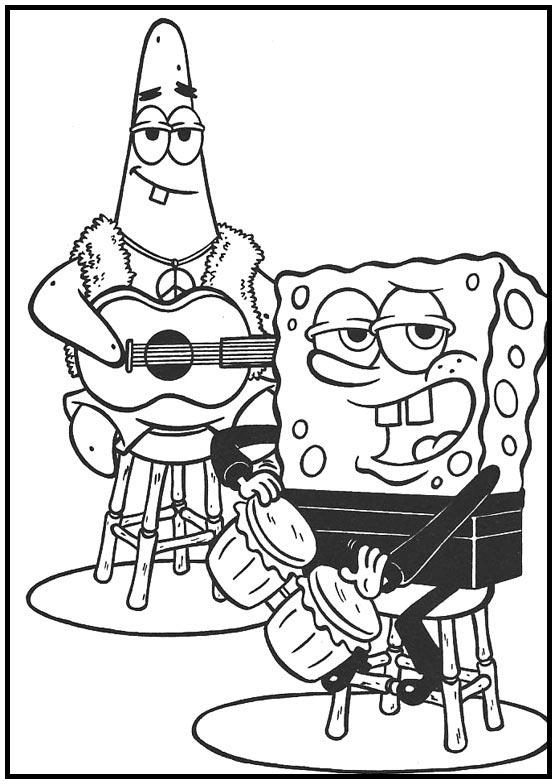 Dibujos para colorear e imprimir Spongebob