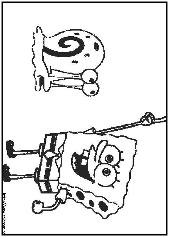 Dibujos para colorear e imprimir Spongebob