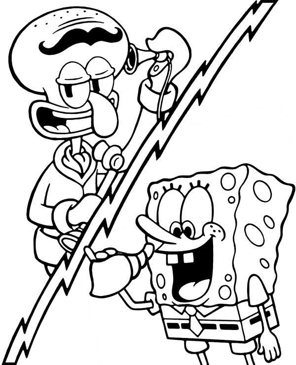 Dibujos para colorear e imprimir Spongebob