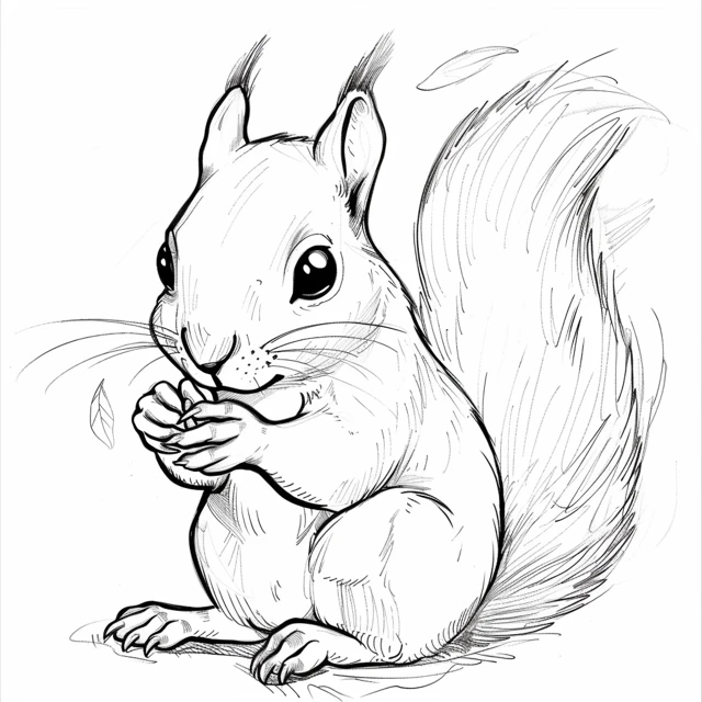 Dibujos para colorear e imprimir Squirrels