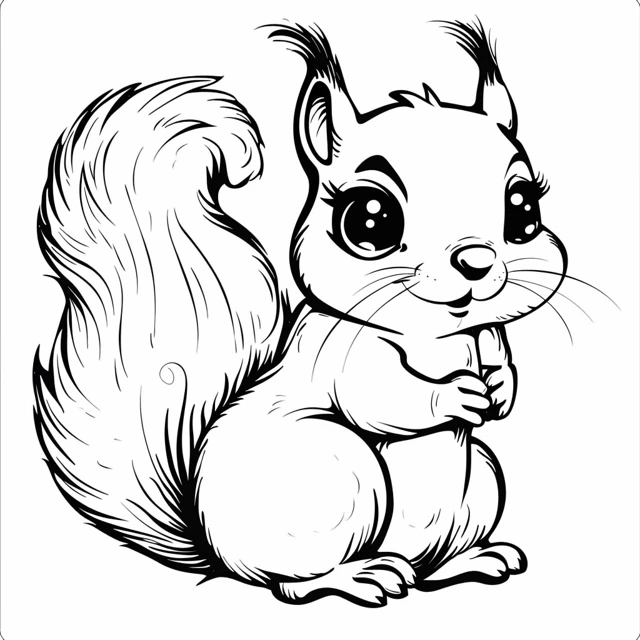 Dibujos para colorear e imprimir Squirrels