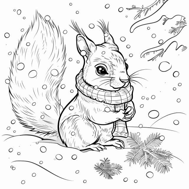 Dibujos para colorear e imprimir Squirrels