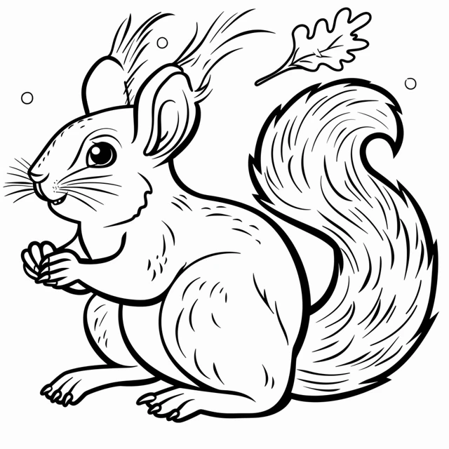 Dibujos para colorear e imprimir Squirrels