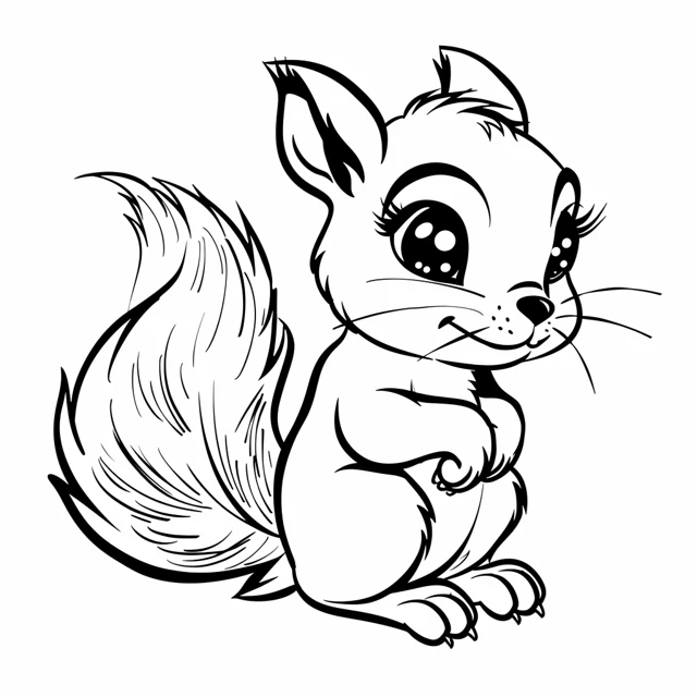 Dibujos para colorear e imprimir Squirrels