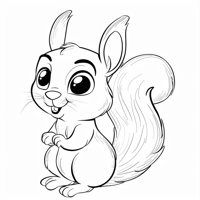 Dibujos para colorear e imprimir Squirrels