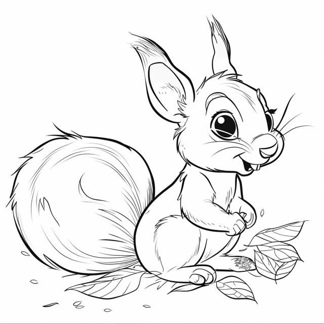 Dibujos para colorear e imprimir Squirrels