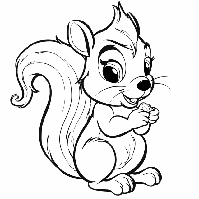 Dibujos para colorear e imprimir Squirrels