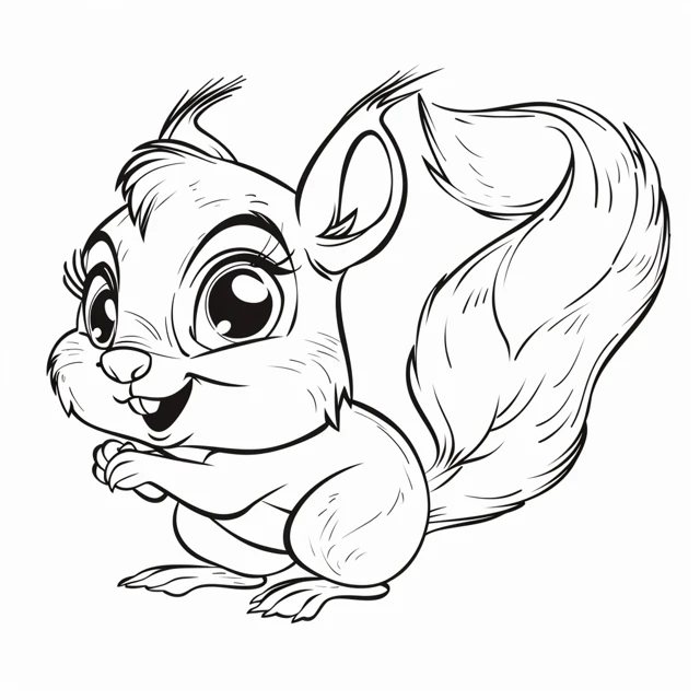 Dibujos para colorear e imprimir Squirrels